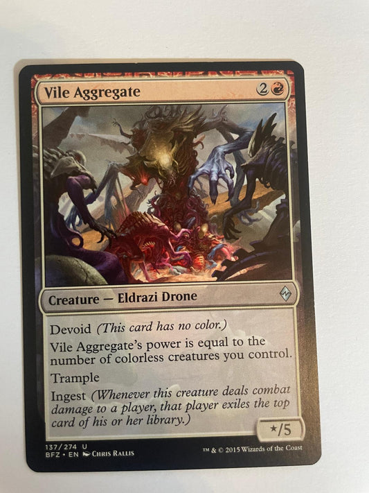 Vile Aggregate 137 Battle for Zendikar NM
