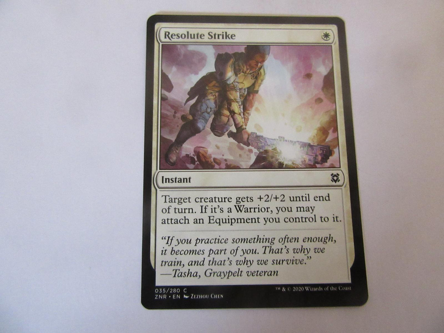 Resolute Strike 35 Zendikar Rising NM
