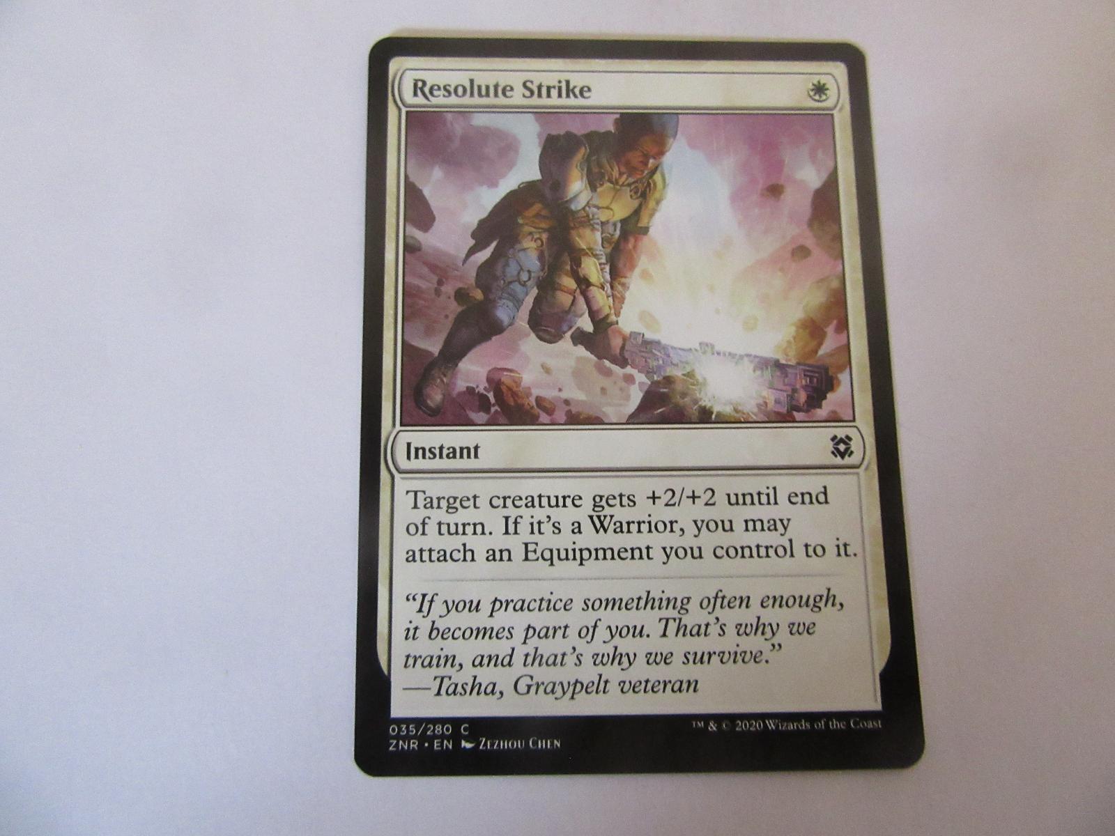 Resolute Strike 35 Zendikar Rising NM