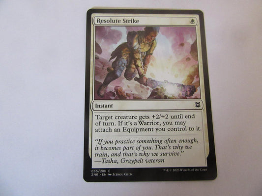 Resolute Strike 35 Zendikar Rising NM