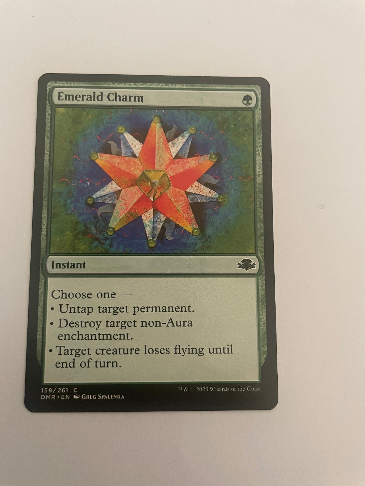 Emerald Charm 158 Dominaria Remastered DMR NM