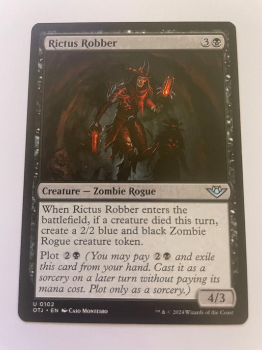 Rictus Robber 102 Uncommon Outlaws of Thunder Junction Magic: The Gathering NM