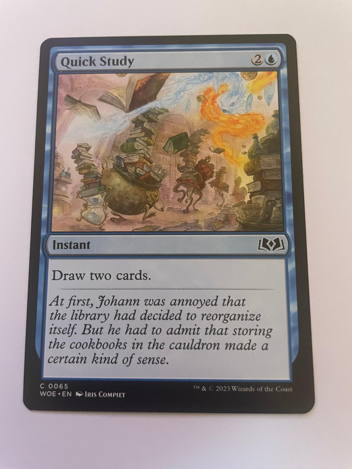 Quick Study 65 Common Wilds of Eldraine Magic: The Gathering Near Mint