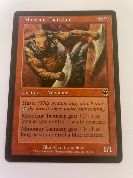 Minotaur Tactician 65 Common Apocalypse Magic: The Gathering Near Mint