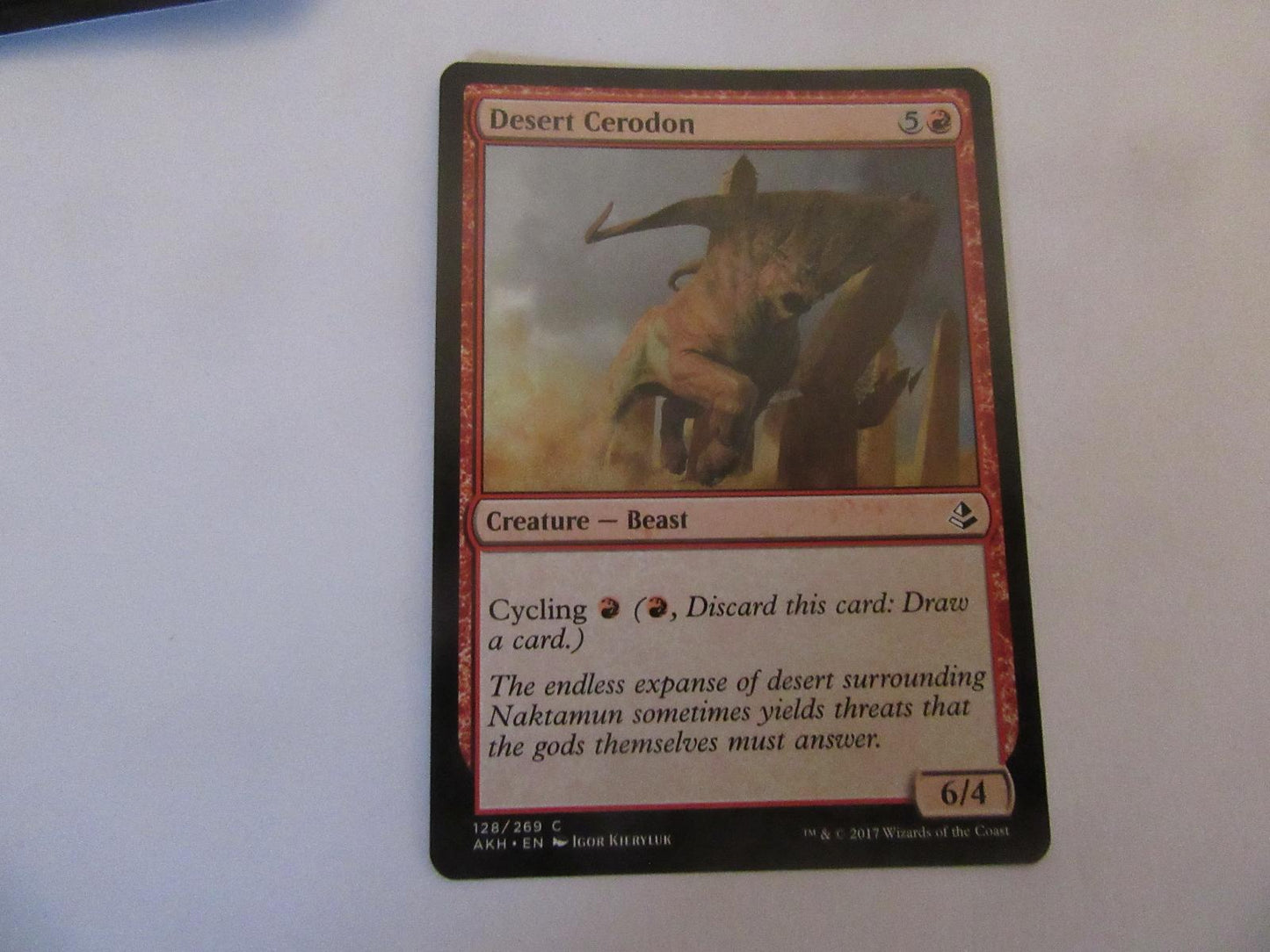 Desert Cerodon 128 Amonkhet NM