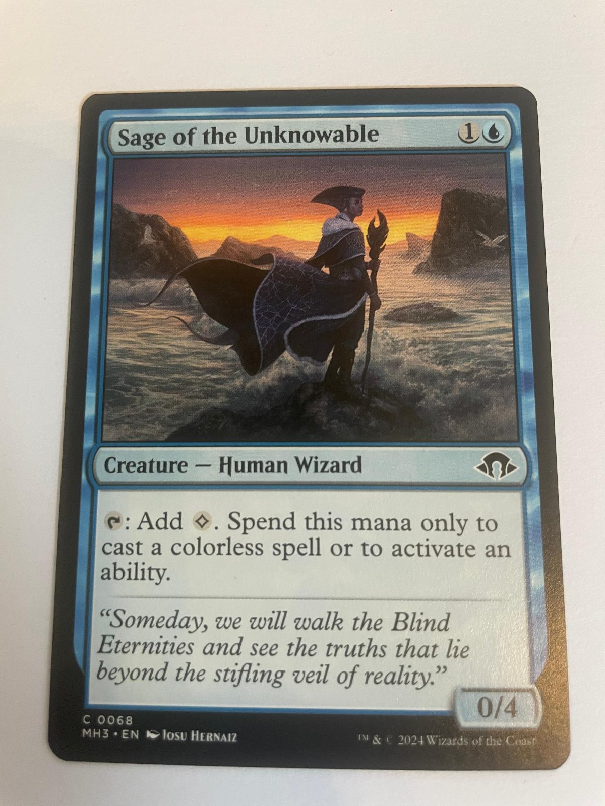 Sage of the Unknowable 68 Modern Horizons 3 NM