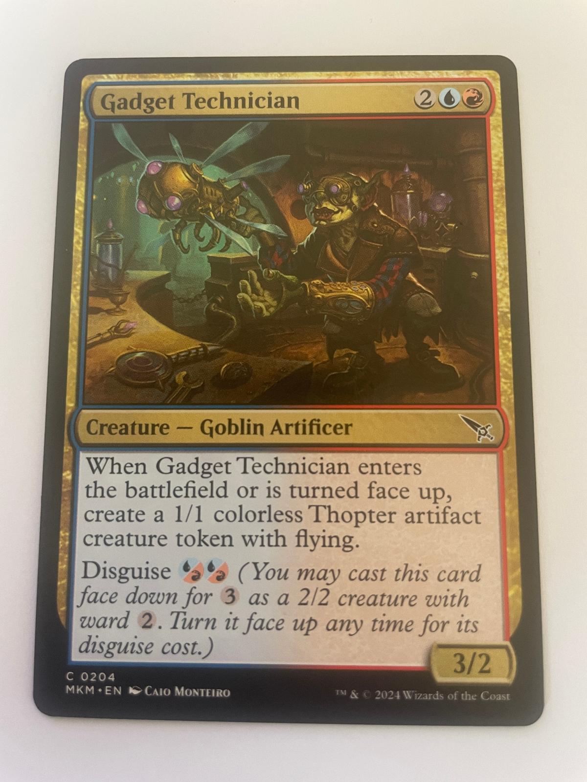 Gadget Technician 204 Common Murders at Karlov Manor Magic: The Gathering NM
