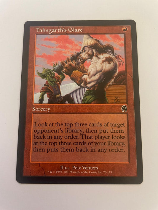 Tahngarth's Glare 70 Common Apocalypse Magic: The Gathering Near Mint