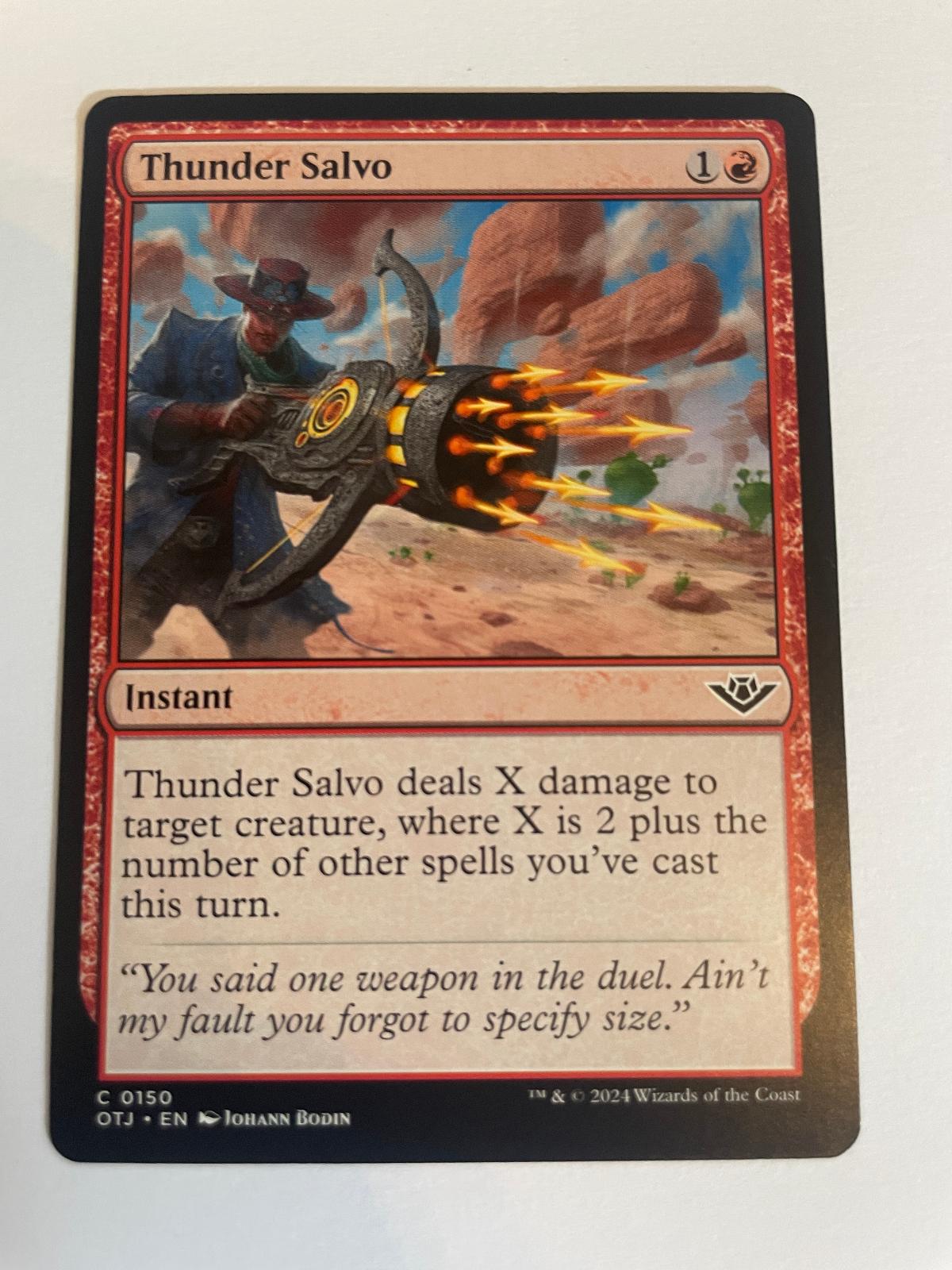 Thunder Salvo 150 Outlaws of Thunder Junction NM
