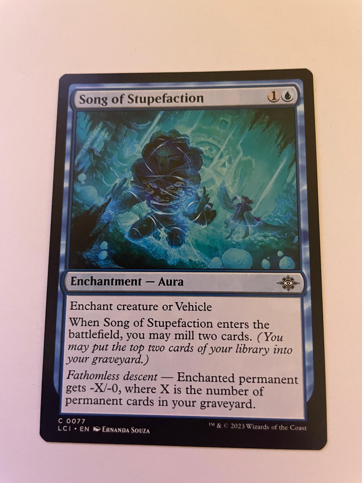 Song of Stupefaction 77 The Lost Caverns of Ixalan Magic: The Gathering NM