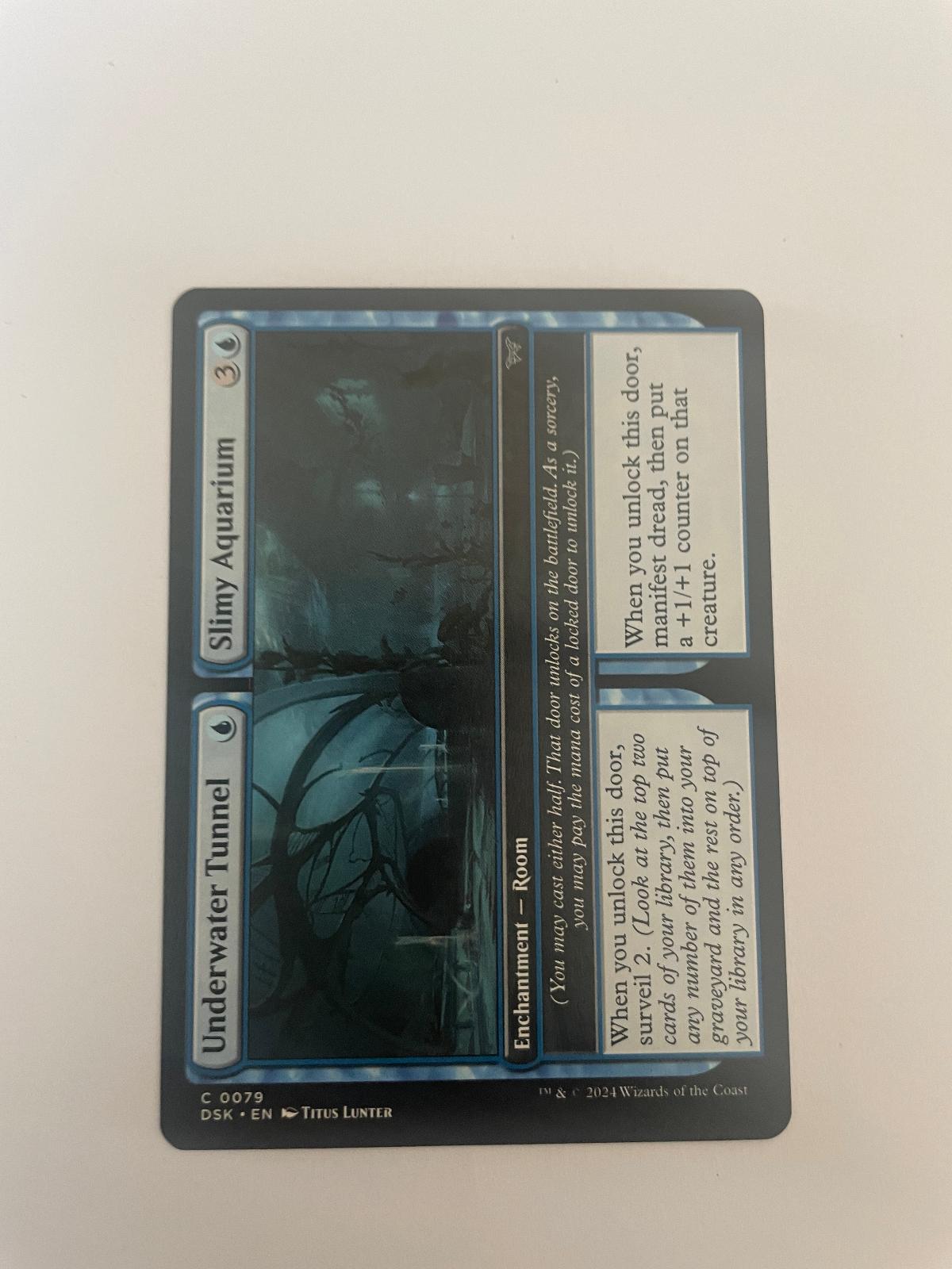 Underwater Tunnel // Slimy Aquarium 79 Duskmourn: House of Horror DSK NM