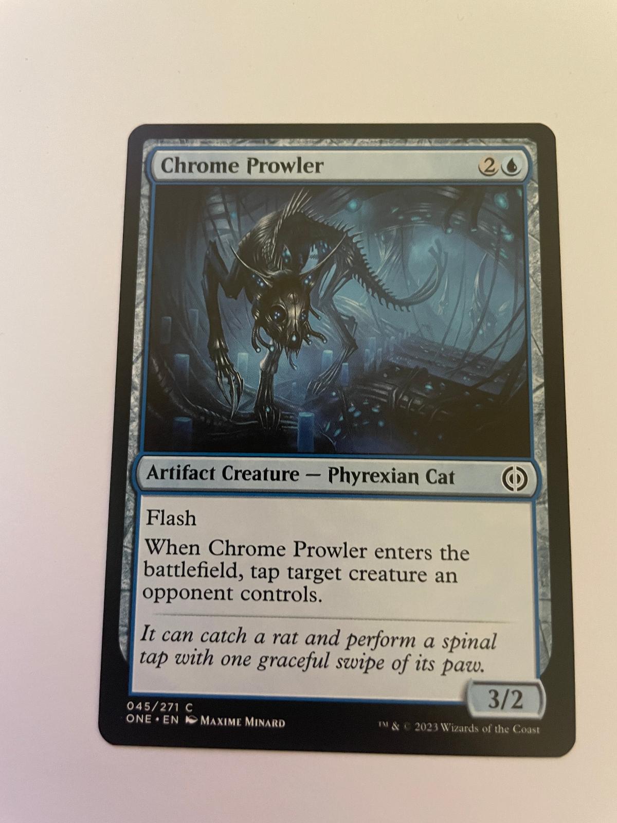 Chrome Prowler 45 Common Phyrexia: All Will Be One Magic: The Gathering NM