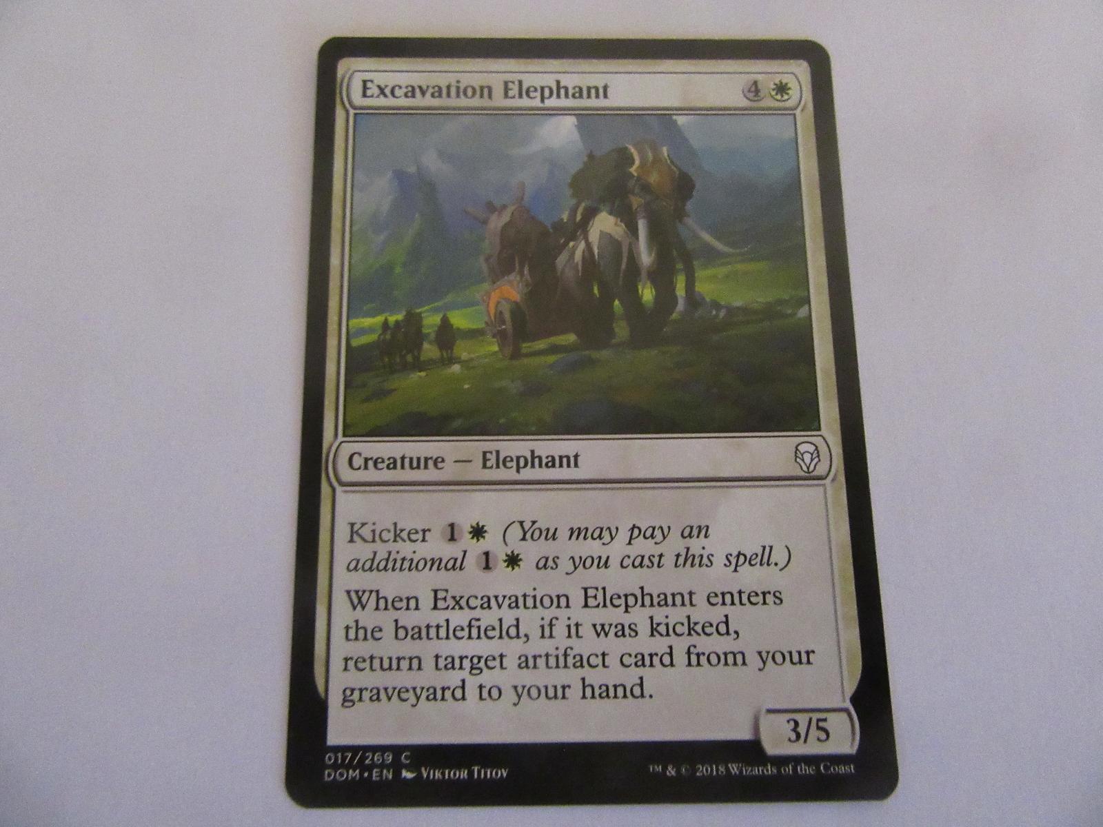 Excavation Elephant 17 Dominaria NM