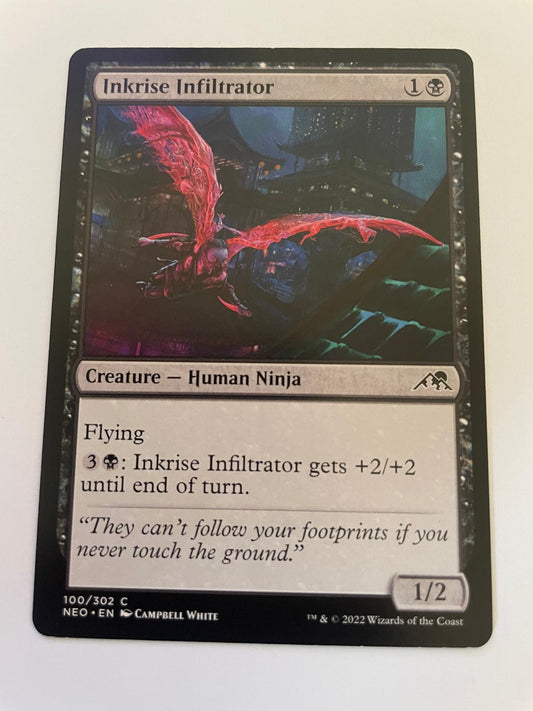 Inkrise Infiltrator 100 Common Kamigawa: Neon Dynasty Magic: The Gathering NM