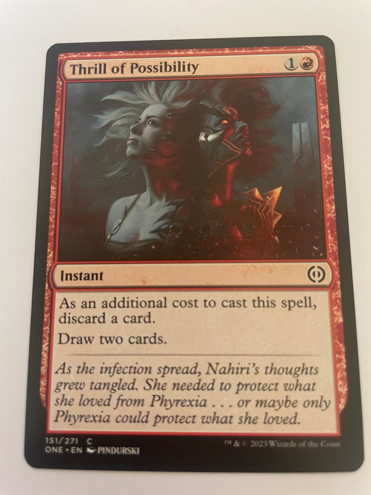 Thrill of Possibility 151 Phyrexia: All Will Be One Magic: The Gathering NM