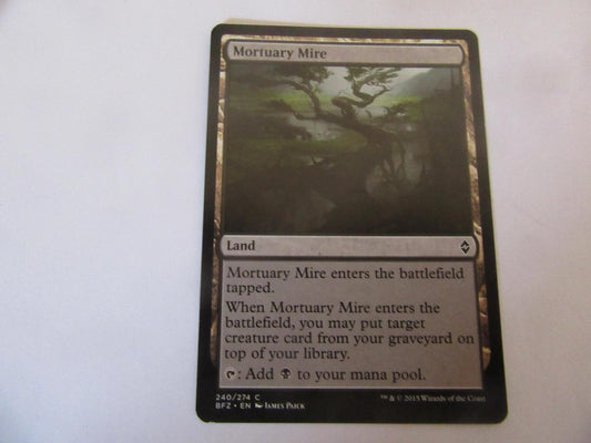 Mortuary Mire 240 Battle for Zendikar NM