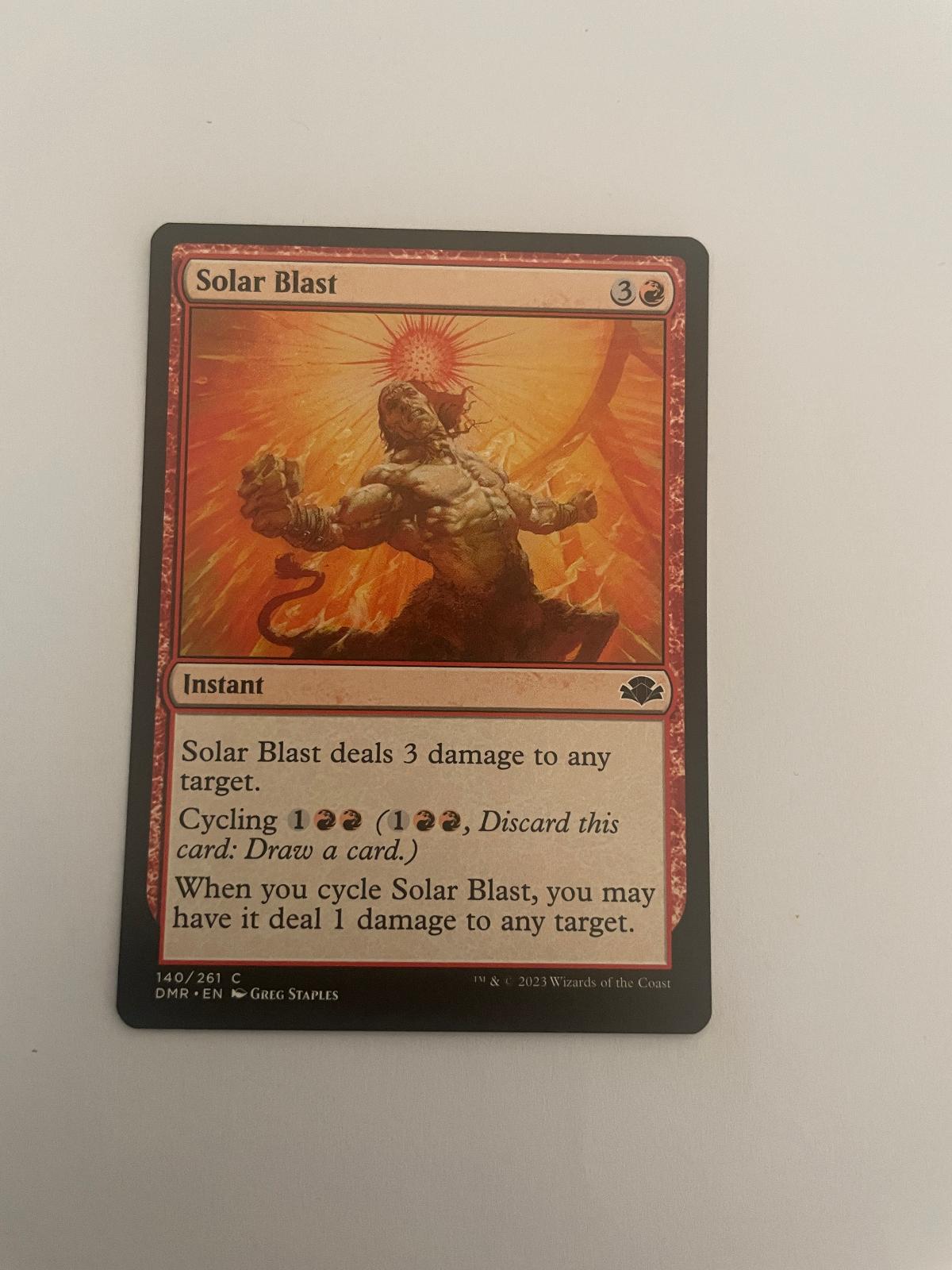 Solar Blast 140 Dominaria Remastered DMR NM