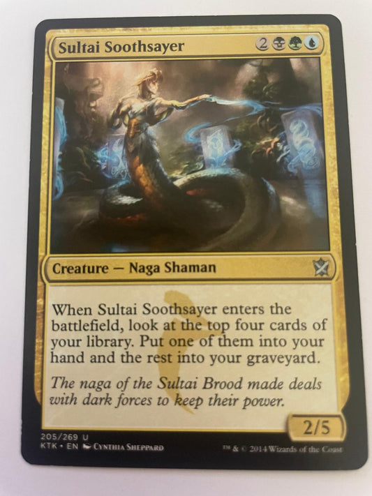 Sultai Soothsayer 205 Uncommon Khans of Tarkir Magic: The Gathering Near Mint