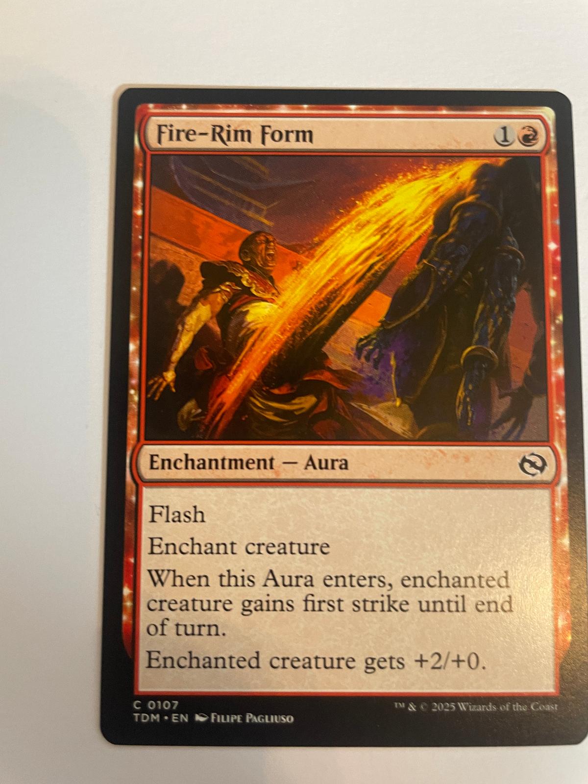 Fire-Rim Form 107 Tarkir: Dragonstorm NM