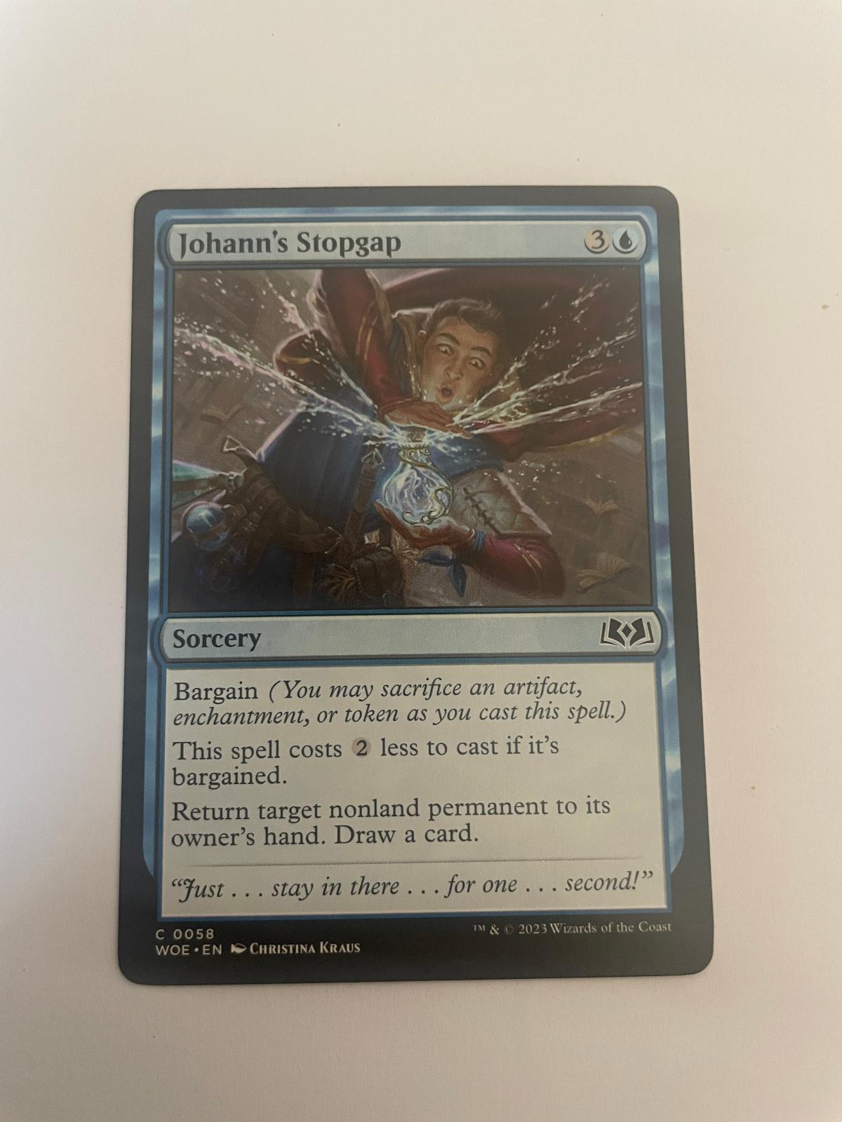 Johann's Stopgap 58 Wilds of Eldraine WOE NM