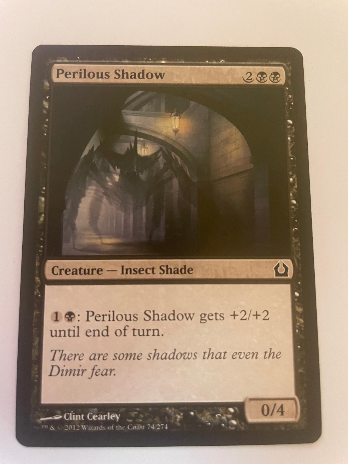 Perilous Shadow 74 Common Return to Ravnica Magic: The Gathering Near Mint
