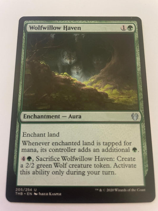 Wolfwillow Haven 205 Uncommon Theros Beyond Death Magic: The Gathering Near Mint