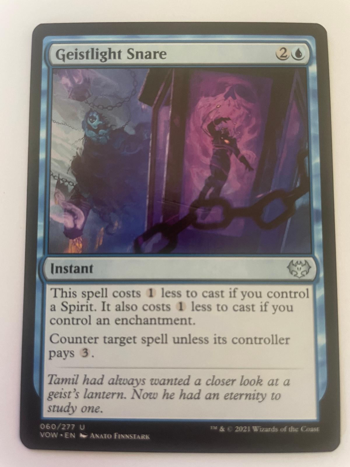 Geistlight Snare 60 Uncommon Innistrad: Crimson Vow Magic: The Gathering NM