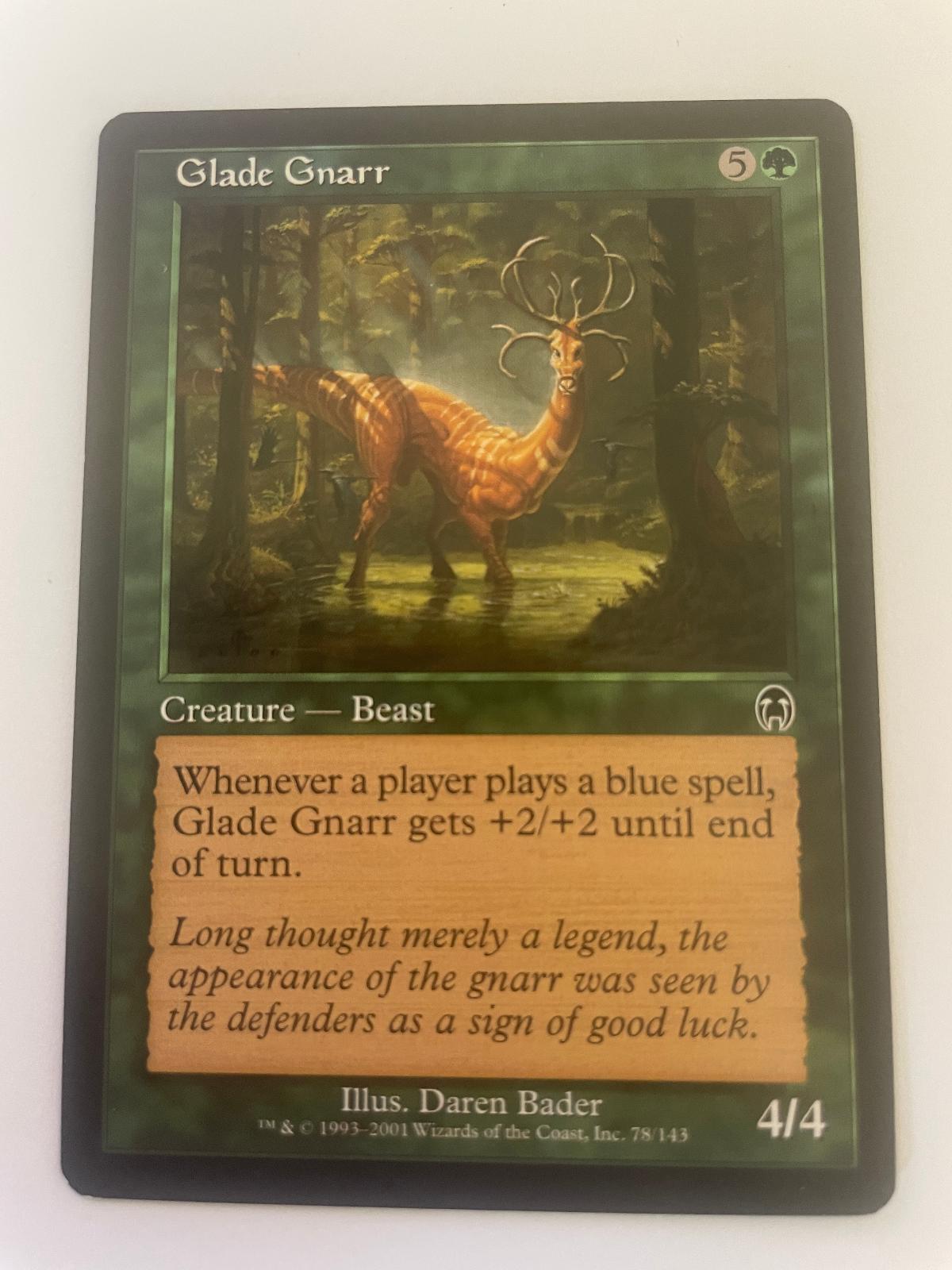 Glade Gnarr 78 Common Apocalypse Magic: The Gathering Near Mint