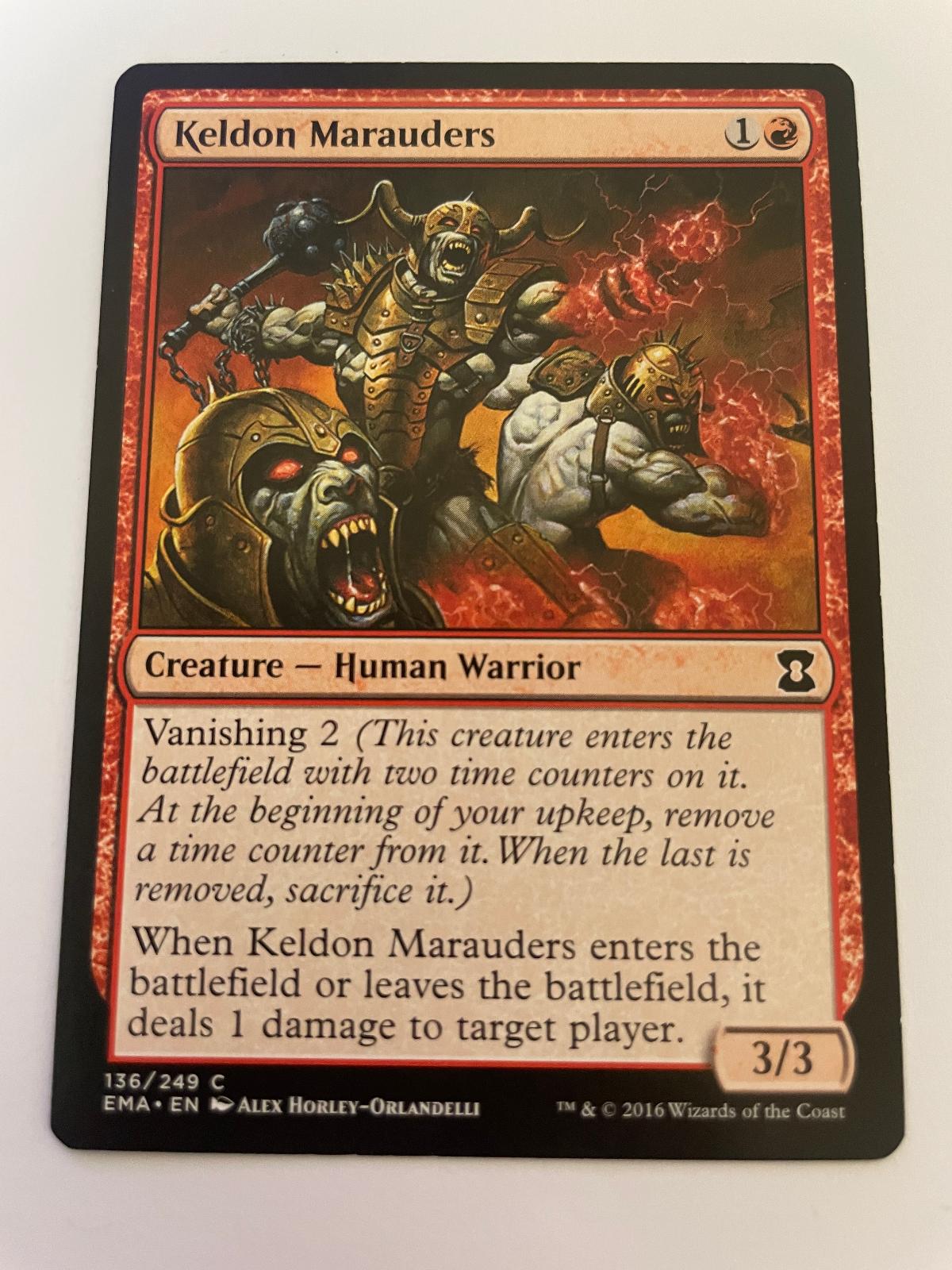 Keldon Marauders 136 Common Eternal Masters Magic: The Gathering Near Mint