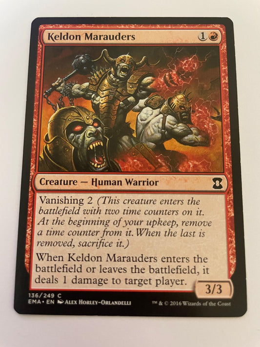 Keldon Marauders 136 Common Eternal Masters Magic: The Gathering Near Mint