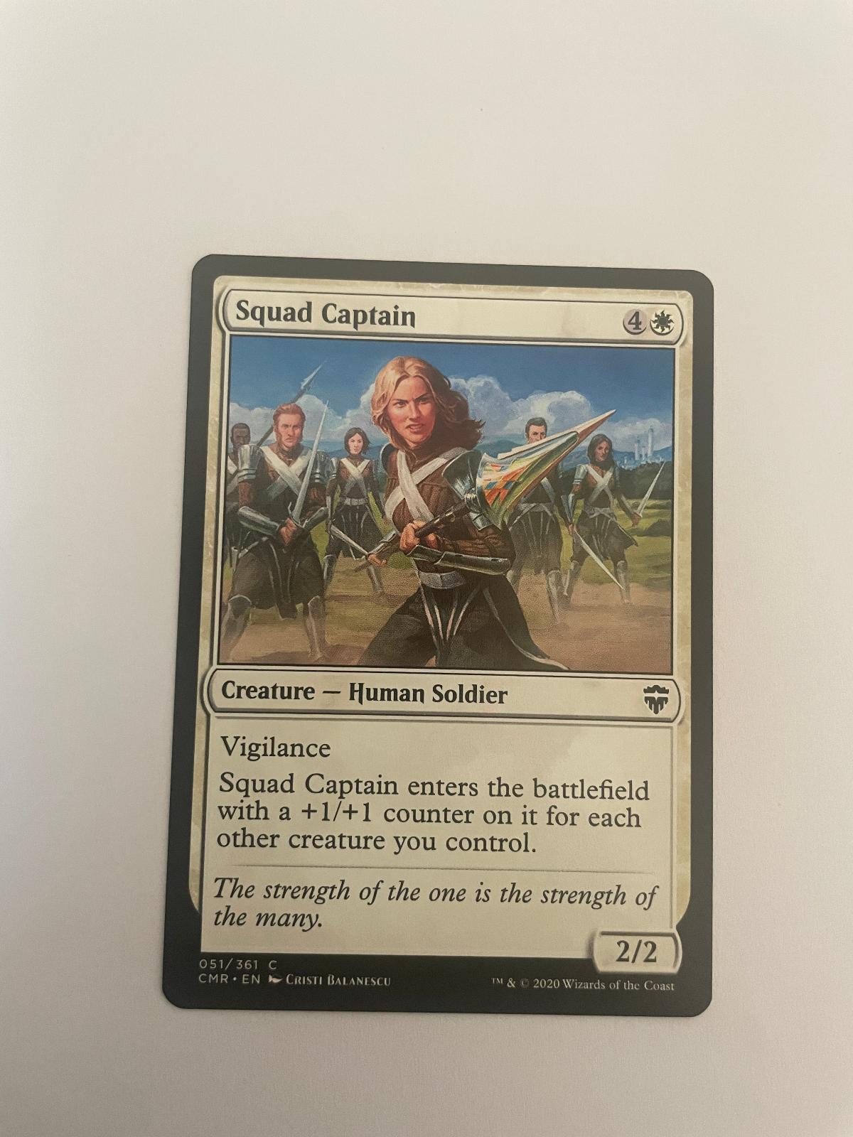 Squad Captain 51 Commander Legends CMR NM