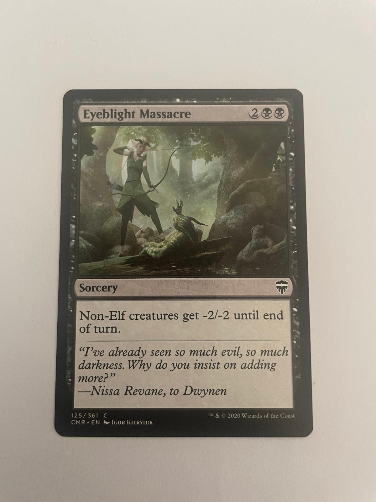 Eyeblight Massacre 125 Commander Legends CMR NM