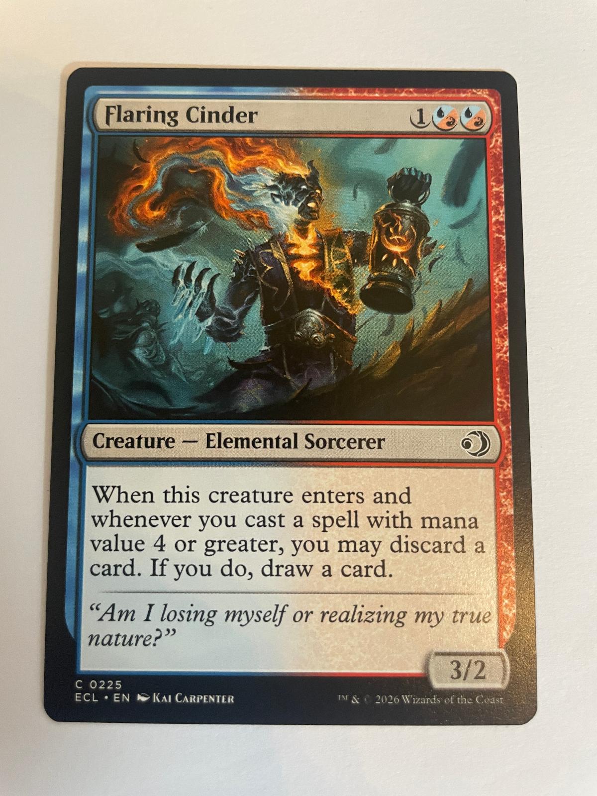 Flaring Cinder 225 Lorwyn Eclipsed ECL NM
