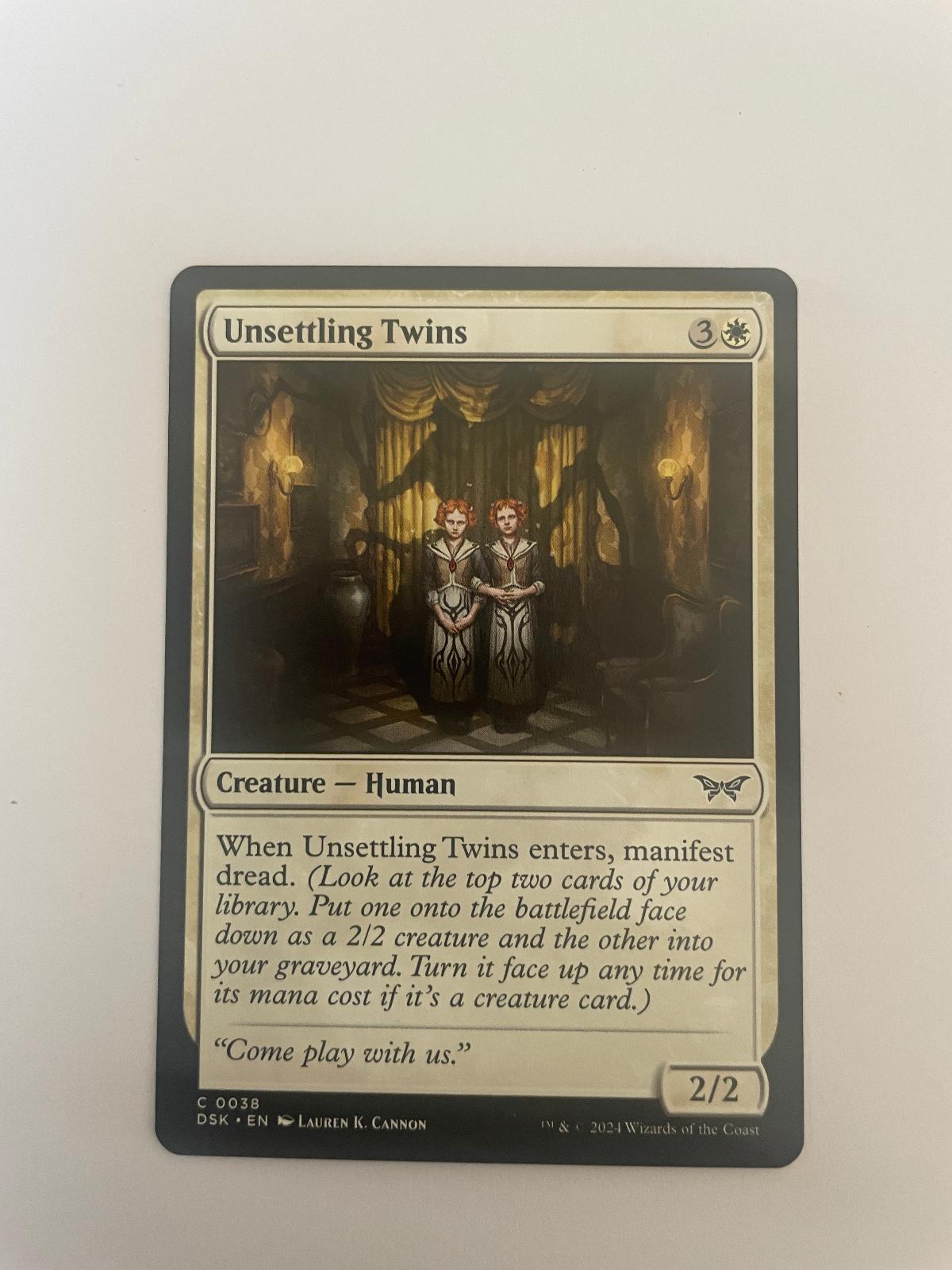 Unsettling Twins 38 Duskmourn: House of Horror DSK NM