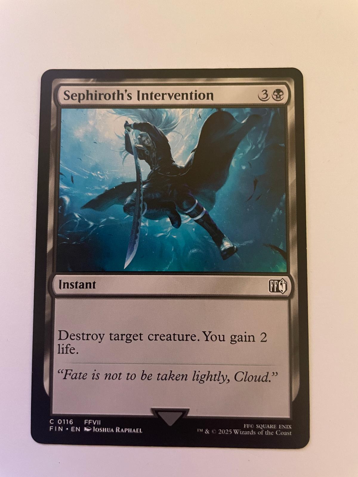 Sephiroth's Intervention 116 Common FINAL FANTASY Magic: The Gathering Near Mint