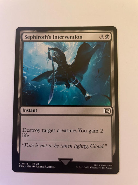 Sephiroth's Intervention 116 Common FINAL FANTASY Magic: The Gathering Near Mint