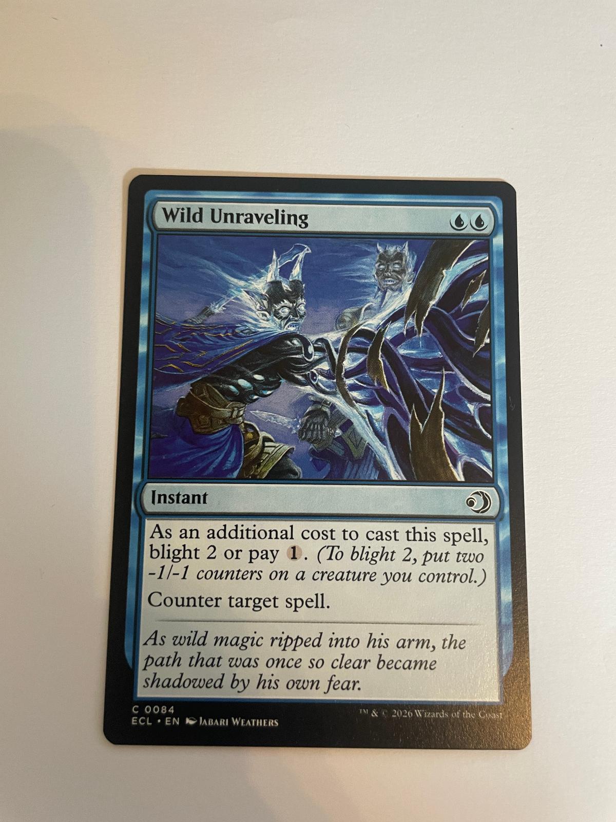 Wild Unraveling 84 Lorwyn Eclipsed ECL NM