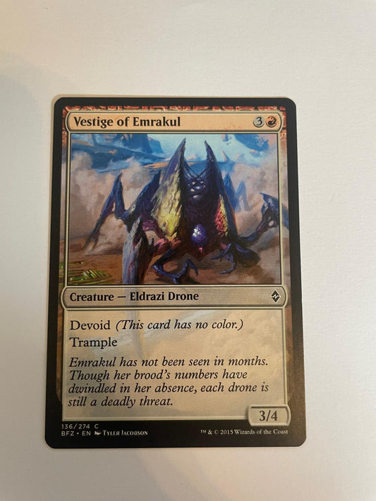 Vestige of Emrakul 136 Battle for Zendikar NM