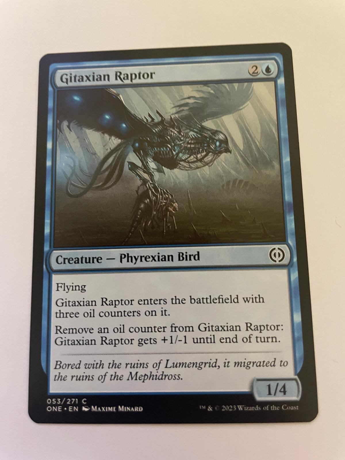 Gitaxian Raptor 53 Common Phyrexia: All Will Be One Magic: The Gathering NM