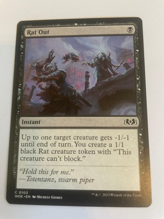 Rat Out 103 Wilds of Eldraine NM