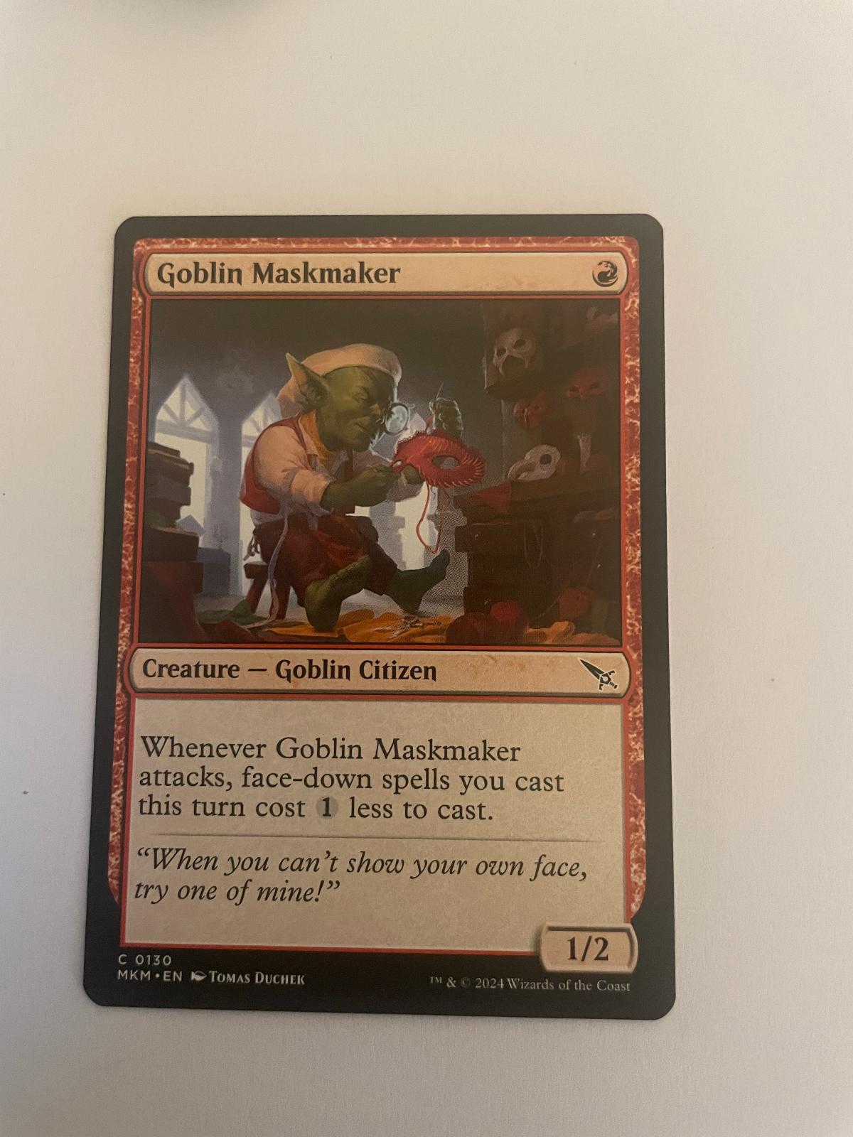 Goblin Maskmaker 130 Murders at Karlov Manor MKM NM