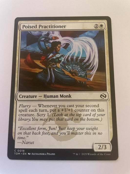 Poised Practitioner 18 Common Tarkir: Dragonstorm Magic: The Gathering Near Mint