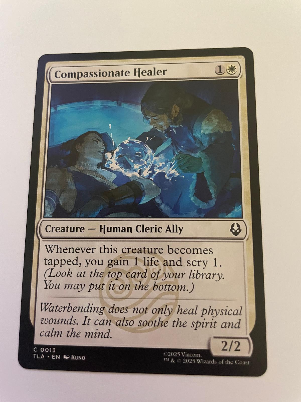 Compassionate Healer 13 Avatar: The Last Airbender Magic: The Gathering NM
