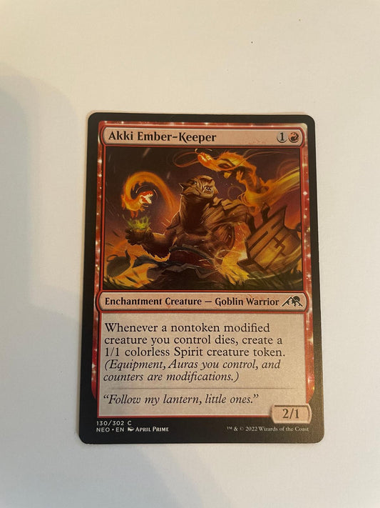 Akki Ember-Keeper 130 Kamigawa: Neon Dynasty NM