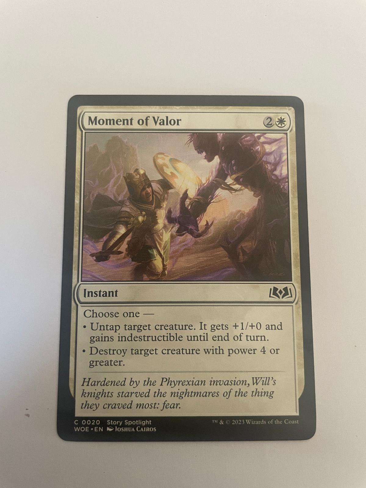 Moment of Valor 20 Wilds of Eldraine WOE NM