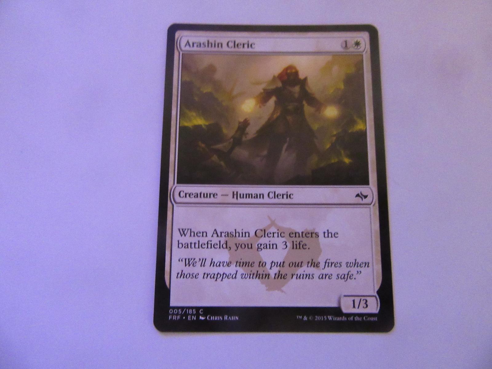 Arashin Cleric 5 Fate Reforged NM