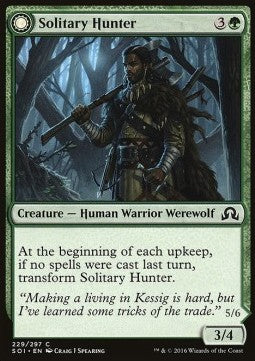 Solitary Hunter / One of the Pack