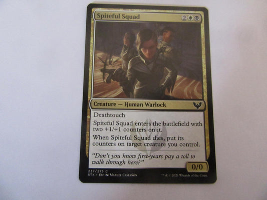 Spiteful Squad 237 Strixhaven: School of Mages NM