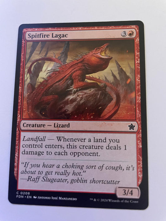 Spitfire Lagac 208 Common Foundations Magic: The Gathering Near Mint