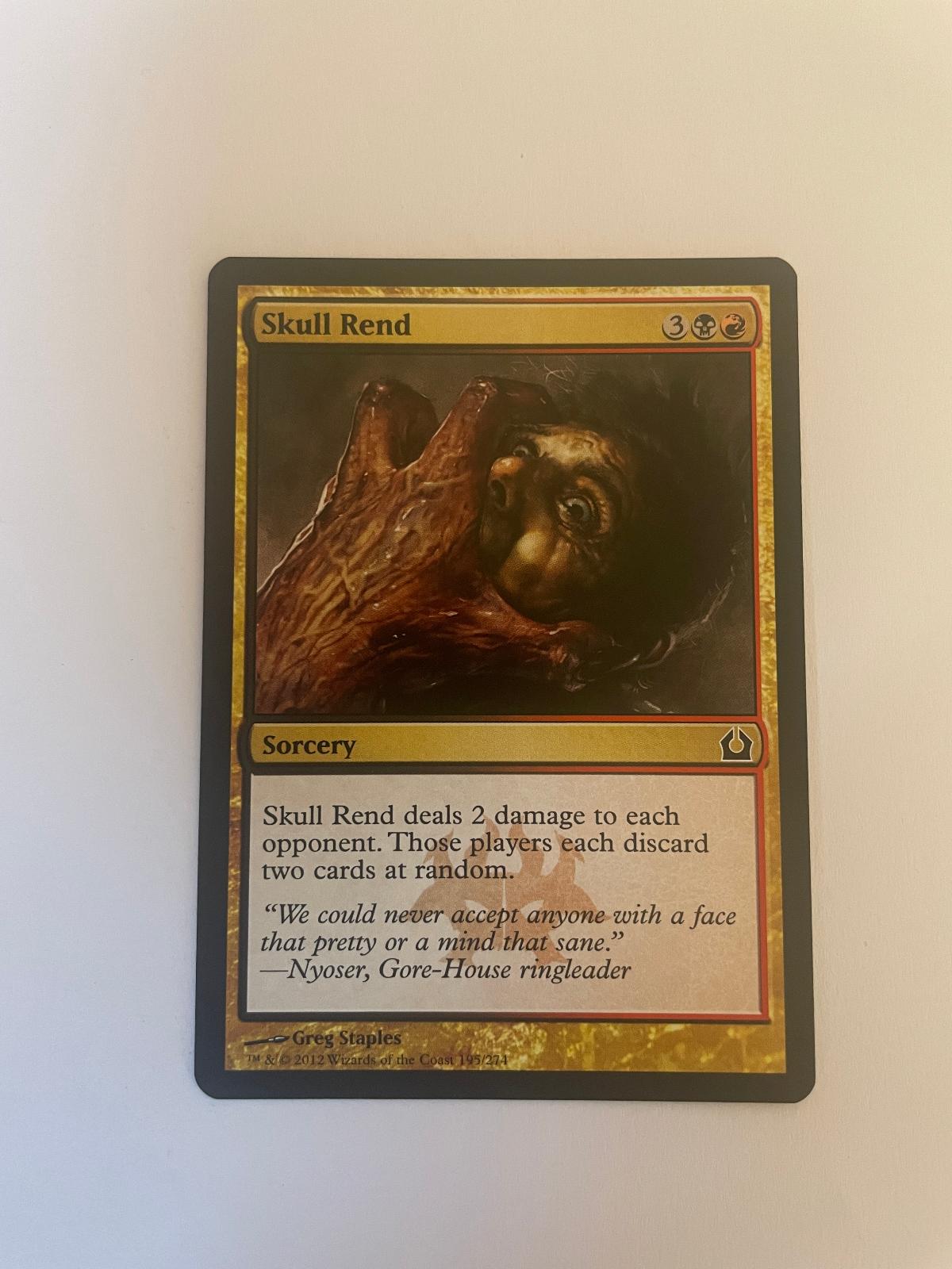 Skull Rend 195 Return to Ravnica RTR NM